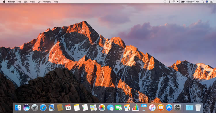 macOS Sierraの画面（画像参照元：Apple）